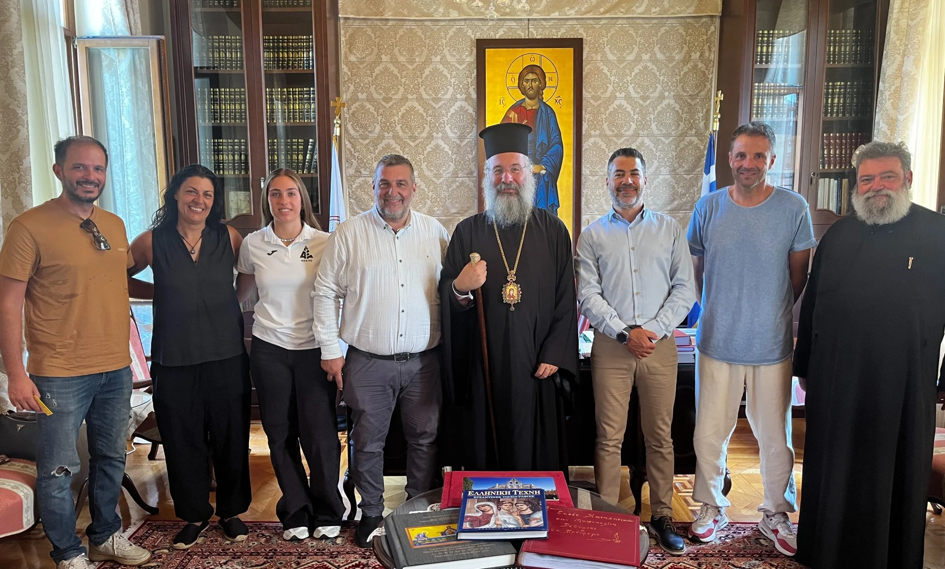 R.E.A. MEETS WITH HIS EMINENCE THE METROPOLITAN OF RETHYMNO & AVLOPOTAMOS, MR. PRODROMOS
